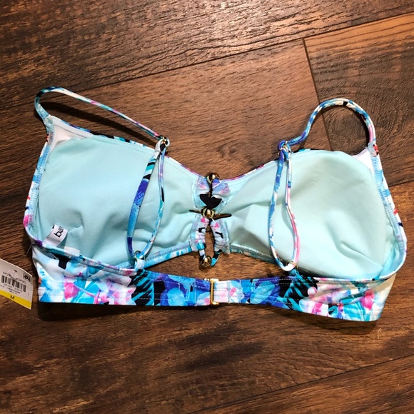 NWT Bar III Embellished Bikini Top M - Picture 5 of 5